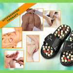 Load image into Gallery viewer, Acupressure and Magnetic Therapy Paduka Slippers for Full Body Blood Circulation For Men and Women