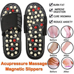 Load image into Gallery viewer, Acupressure and Magnetic Therapy Paduka Slippers for Full Body Blood Circulation For Men and Women
