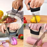 Load image into Gallery viewer, Stainless Steel Cutting Kitchen Slicer Holder (Pack of 2)
